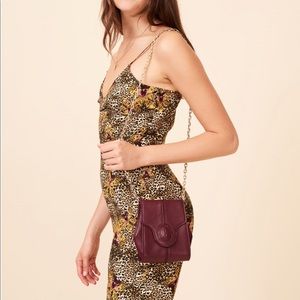 Rouje Cheri Burgundy Mini Handbag